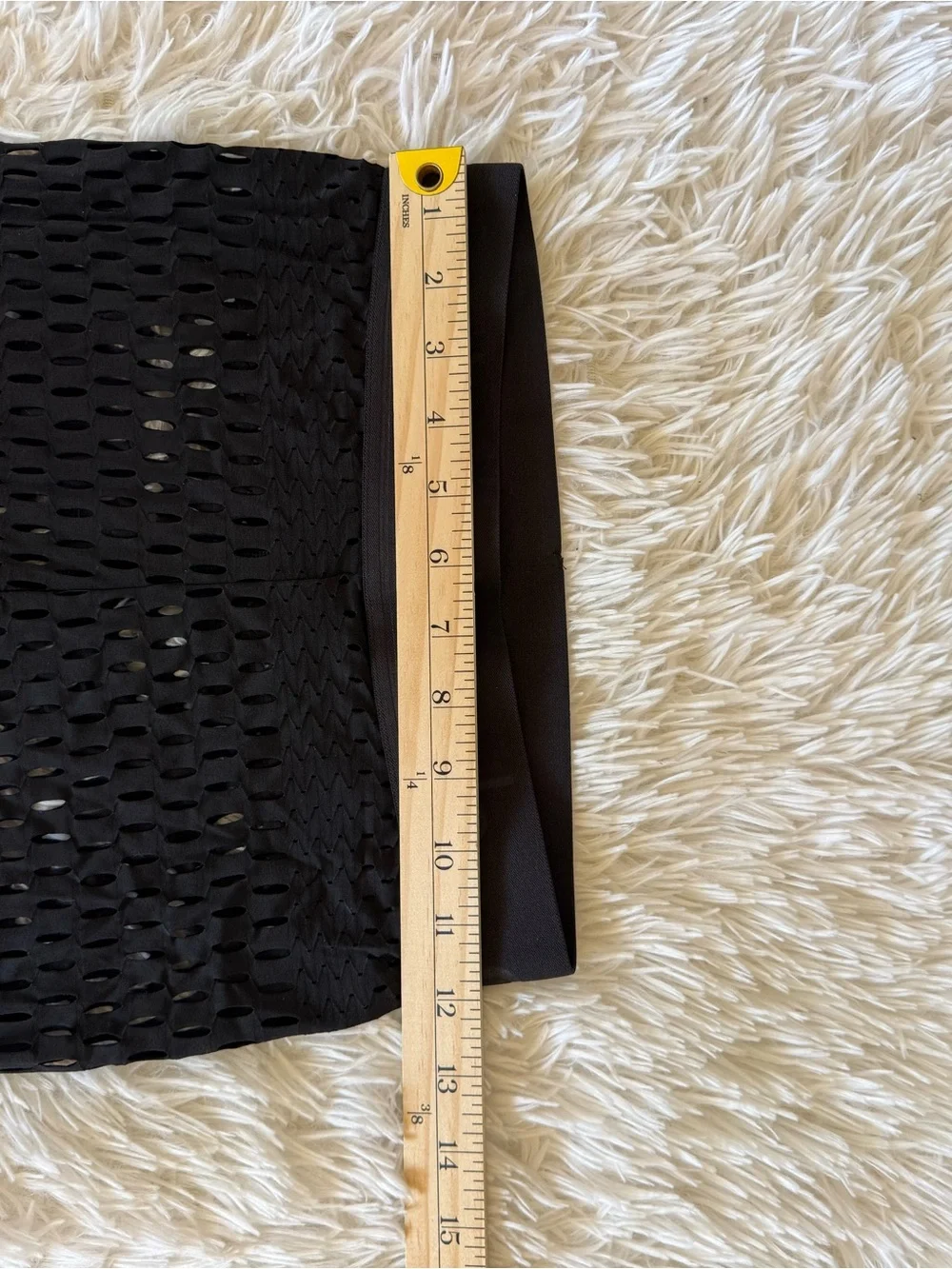 Alo Black Mesh Capri Leggings